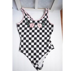Vans Lazy oaf checkered bodysuit